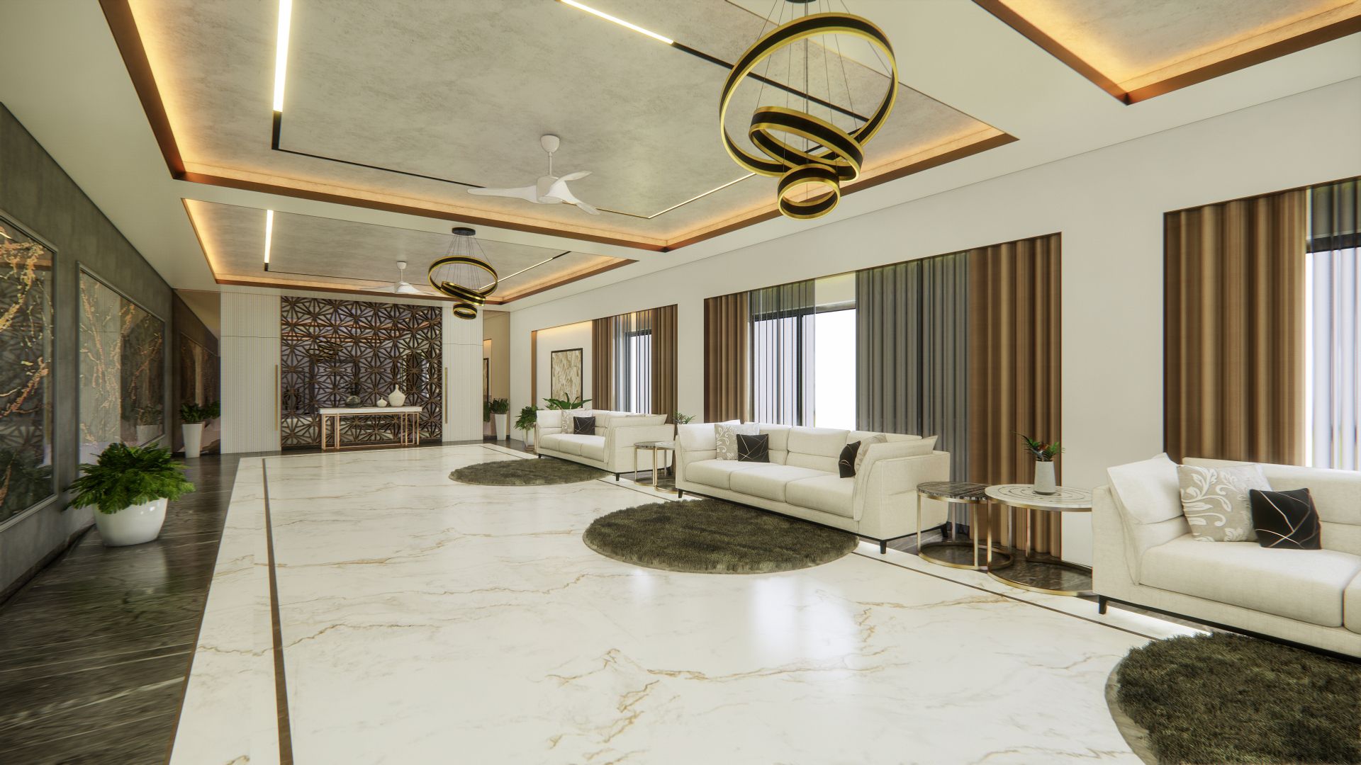 Upper-Level Lounge Hall
